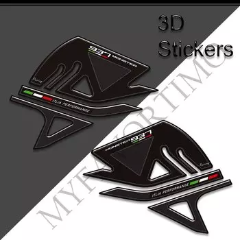Monster 937 мотоциклетные 3D наклейки, наклейки для газа, мазута, комплект наколенников, защита ручек для Ducati Monster 937 2021 2022