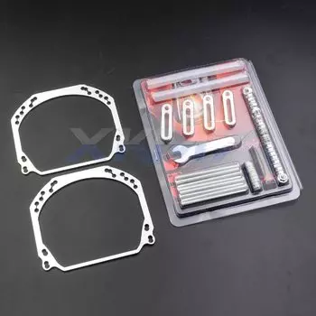 Монтажная Рамка для Hella 2 к Hella 3R G5/Koito Q5/E46 AL линзы фар биксеноновый проектор переходный кронштейн адаптер модернизация