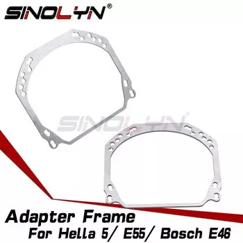 Монтажная рамка для линз фар, адаптер для Hella 3R G5/E55/E46 AL, биксеноновые линзы проектора, аксессуары для автомобильных фар «сделай сам», модернизация