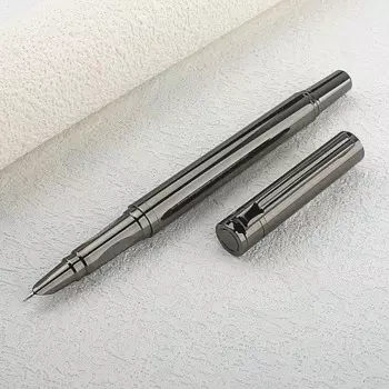 Монте Маунт металлическая перьевая ручка 613A матовый серый