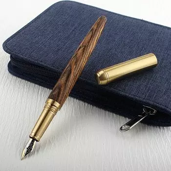 Монте Маунт перьевая ручка из красного дерева, золотое перо