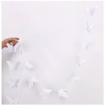 MOONBIFFY 3D бумажная гирлянда-бабочка 2 шт