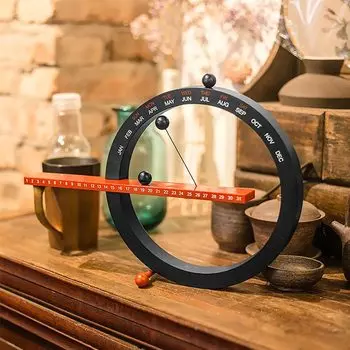 MOONBIFFY Цифровые настольные часы-календарь