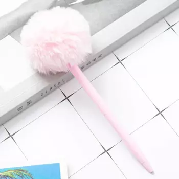 MOONBIFFY гелевая ручка с помпоном
