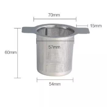 MOONBIFFY Герметичный чайный ситечко из нержавеющей стали