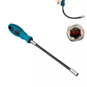 Гибкая отвертка 7 мм, нескользящая Гибкая отвертка, ручные инструменты, многофункциональные шестигранные гибкие отвертки