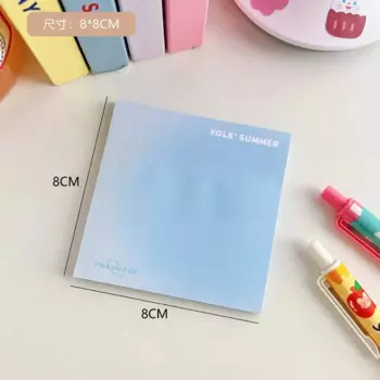 MOONBIFFY Градиентный блокнот с наклейками