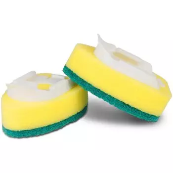 MOONBIFFY Губка для мытья посуды с дозатором мыла