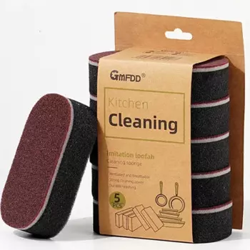 MOONBIFFY губки для мытья посуды микрофибра