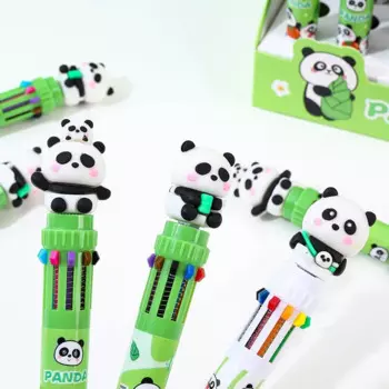 MOONBIFFY Kawaii Panda шариковые ручки 10 цветов