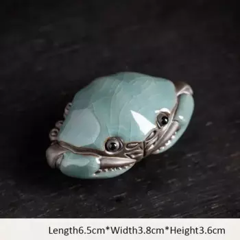 MOONBIFFY керамическая фигурка краба для чайной церемонии