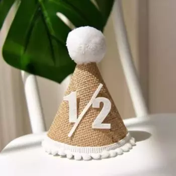 MOONBIFFY Крафт-бумажный баннер "6 месяцев"