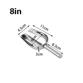 MOONBIFFY Ложка для льда из нержавеющей стали