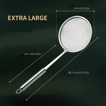 MOONBIFFY Ложка для скиммера жира из нержавеющей стали