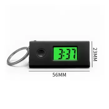 MOONBIFFY Мини-часы-брелок белые