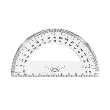 MOONBIFFY Многофункциональная треугольная линейка с транспортиром