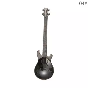 MOONBIFFY Мультяшная гитарная ложка из нержавеющей стали
