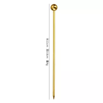 MOONBIFFY Палочки для коктейлей из нержавеющей стали