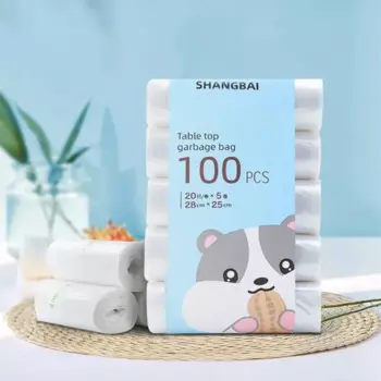 MOONBIFFY Пластиковая настольная мусорная корзина