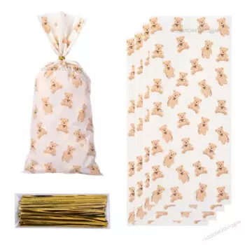 MOONBIFFY подарочные мешки для конфет с медведем