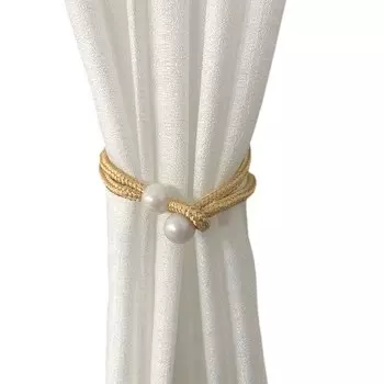 MOONBIFFY Подхваты для штор с жемчугом