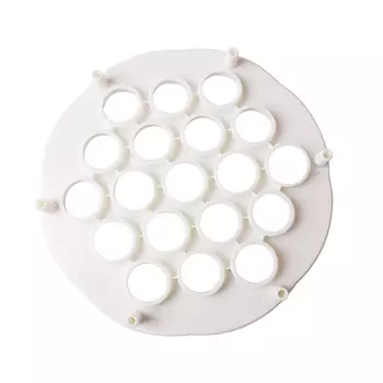 MOONBIFFY Пресс для теста 19-отверстий белый