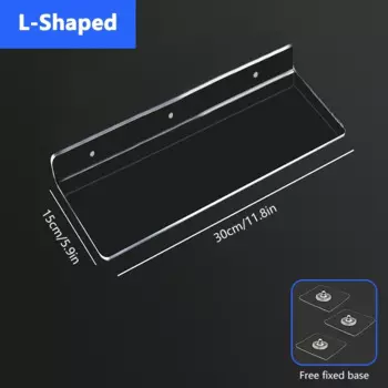 MOONBIFFY Прозрачная акриловая настенная полка