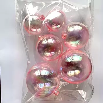 MOONBIFFY прозрачный акриловый шар-елка 6 шт.