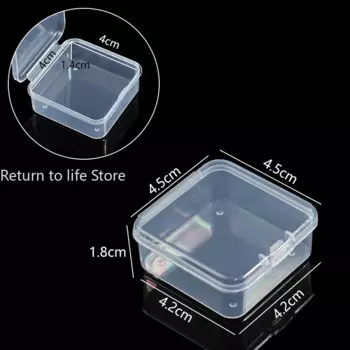 MOONBIFFY Прозрачный контейнер для ювелирных изделий