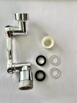 Многофункциональная вращающаяся на 1080 ° головка распылителя для крана адаптер 22/24 мм расширитель для крана аэратор брызговик насадка для кухни