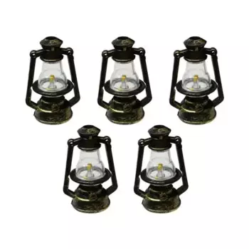 MOONBIFFY Ретро миниатюрная пластиковая лампа