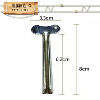 MOONBIFFY Ролик для зубной пасты из нержавеющей стали