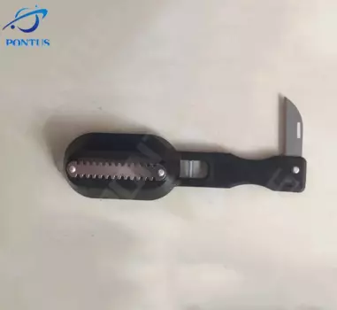 MOONBIFFY Щетка для чистки рыбы 2 в 1