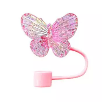 MOONBIFFY Силиконовые крышки на соломинку бабочки