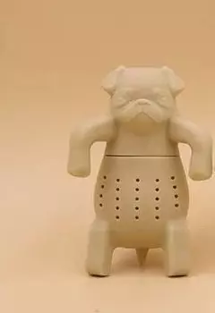 MOONBIFFY Силиконовый фильтр для чая в форме мопса