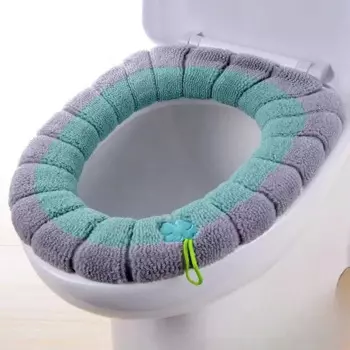 MOONBIFFY Теплый хлопковый чехол на унитаз