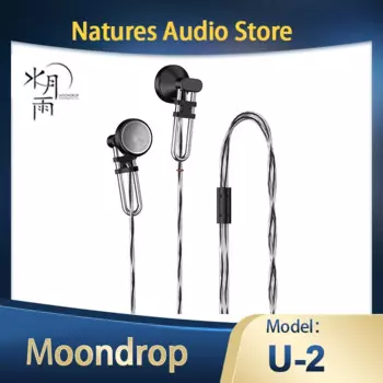 Moondrop U-2 Hifi наушники U2 14,8 мм Динамический драйвер vx обновленные открытые беруши с разъемом 3,5 мм