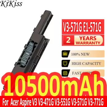 Мощный аккумулятор KiKiss для Acer Aspire AS10D31 AS10D81 AS10D51 AS10D61 AS10D71 AS10D75 5741 5742 5750 5551G 5560G 5741G 5750G