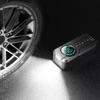 Мощный Автомобильный насос для накачивания шин для быстрой и удобной накачки шин, эффективный автомобильный воздушный компрессор yx1819проводная модель