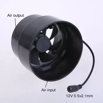 Вентилятор вытяжной 12В 110мм-100мм