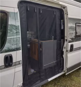Москитная сетка для автомобилей Fiat Ducato Peugeot Boxer и Citroen Relay, на базе автодомов и фургонов