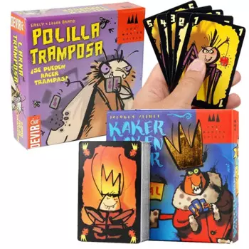 Moth обманывающая тактика развязанная: Polilla Tramposa настольная игра-Семейная карточная игра с Kaker Laken покер