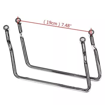 Мотоцикл 14 см-24 см подседельная сумка опорная штанга багажный Защитный кронштейн рельсовый держатель седельная сумка Запчасти для Harley Yamaha Honda Kawasaki