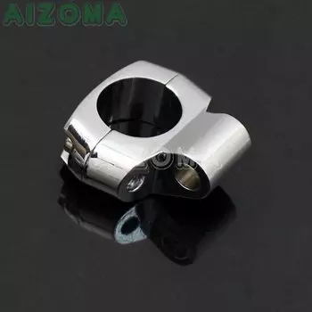 Мотоцикл 1 "руль зеркало заднего вида крепление для зеркал зажимы Поддержка для Harley Honda Универсальный 25 мм поворотники светильник держатель кронштейн