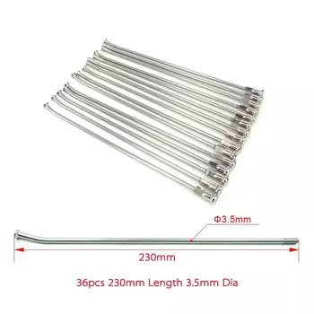 Мотоцикл 36 шт. 21 "переднее 18" 19 "Заднее колесо стальные спицы ниппели для KTM HONDA YAMAHA KAWASAKI SUZUKI питбайк эндуро