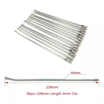 Мотоцикл 36 шт. 21 "передние 18 "19" задние колеса стальные спицы соски для KTM HONDA YAMAHA KAWASAKI SUZUKI EXC EXCF XC CRF YZF XR