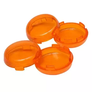 Мотоцикл, 4 шт., индикатор поворота, крышка объектива для Harley Softail Heritage Dyna Touring Sportster XL 883 Fatboy