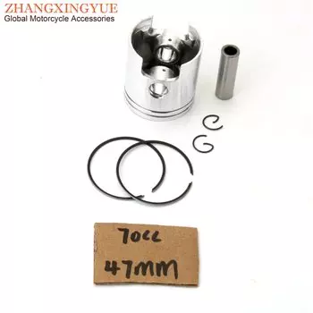 Мотоцикл 50 70cc 90cc 40,3 мм 47 мм 49 мм Комплект поршней для MBK TZR X-Power R X-Limit SM Trail 50cc AM6 2T Minarelli