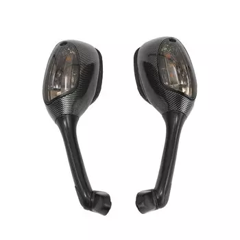 Мотоцикл боковые зеркала заднего вида для Suzuki GSX-R600 GSX-R750 GSX-R1000 GSXR светодиодный указатель поворота зеркало 2005-2010 K6 K7 K8