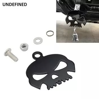 Мотоцикл Череп колокольчик вешалка/крепление для Harley индийский разведчик шеф кафе гонщик Bobber Чоппер пользовательский Dyna Softail Sportster 883